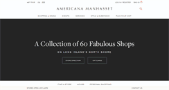 Desktop Screenshot of americanamanhasset.com