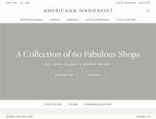 Tablet Screenshot of americanamanhasset.com